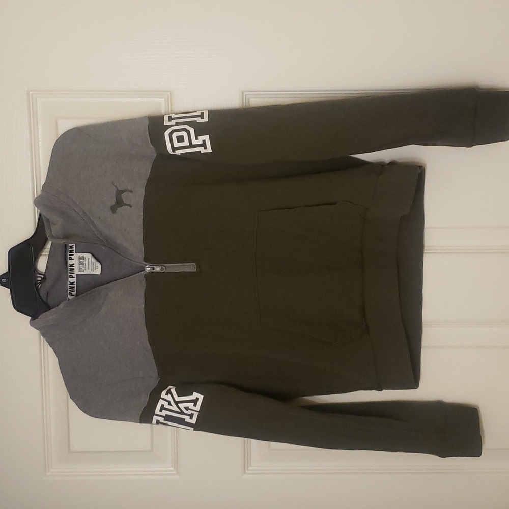 SALE!! PINK Victoria's Secret Gray and Green Fleece.